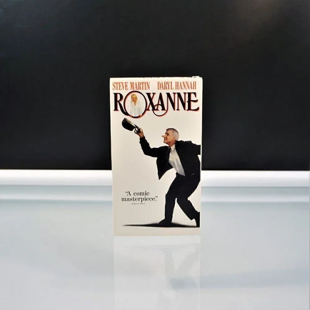 Roxanne VHS Tape 1987 Movie Steve Martin Daryl Hannah Comedy